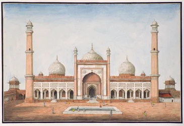Jummah Musjeed, Delhi, ca. 1840